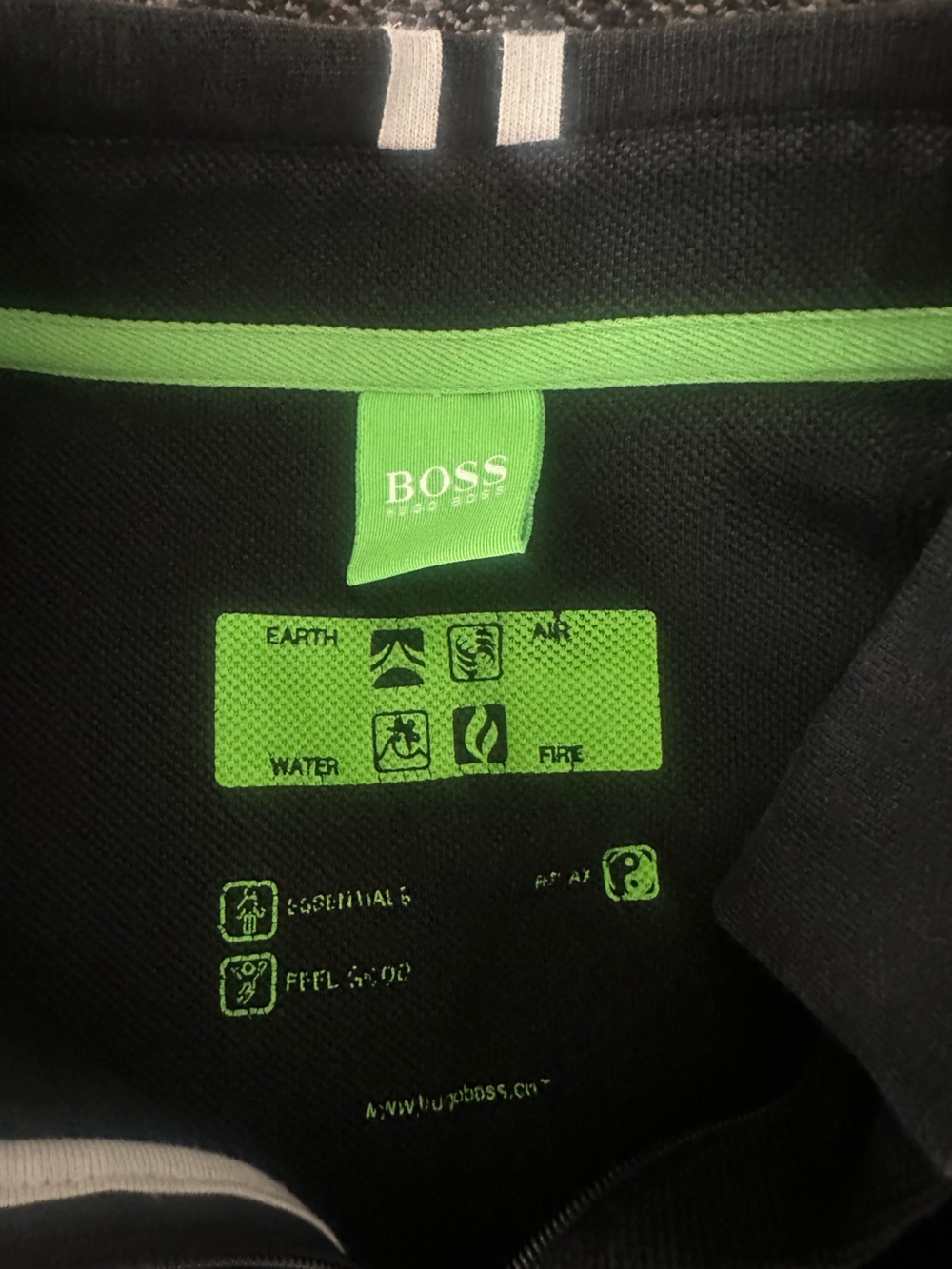 Hugo Boss Black Quarter Zip Polo Shirt (Size XL) - Picture 4 of 7